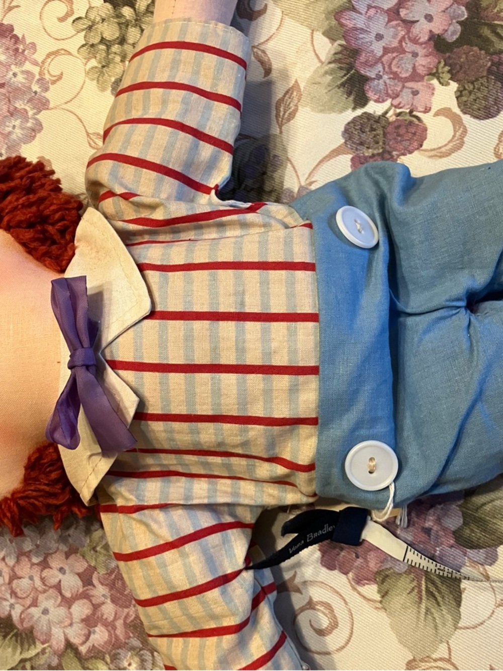 THREE RAGGEDY ANN AND ANDY DOLLS VINTAGE - Picture 6 of 13